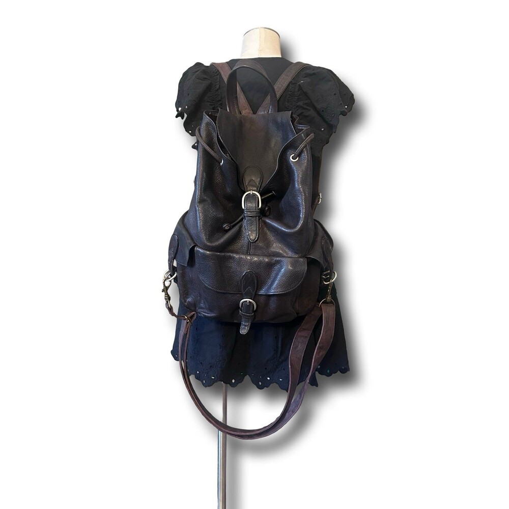 London Fog leather backpack